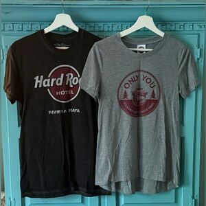 Bundle of Hard Rock Maya Riviera and Smokey Prevent Forest Fires T-Shirts